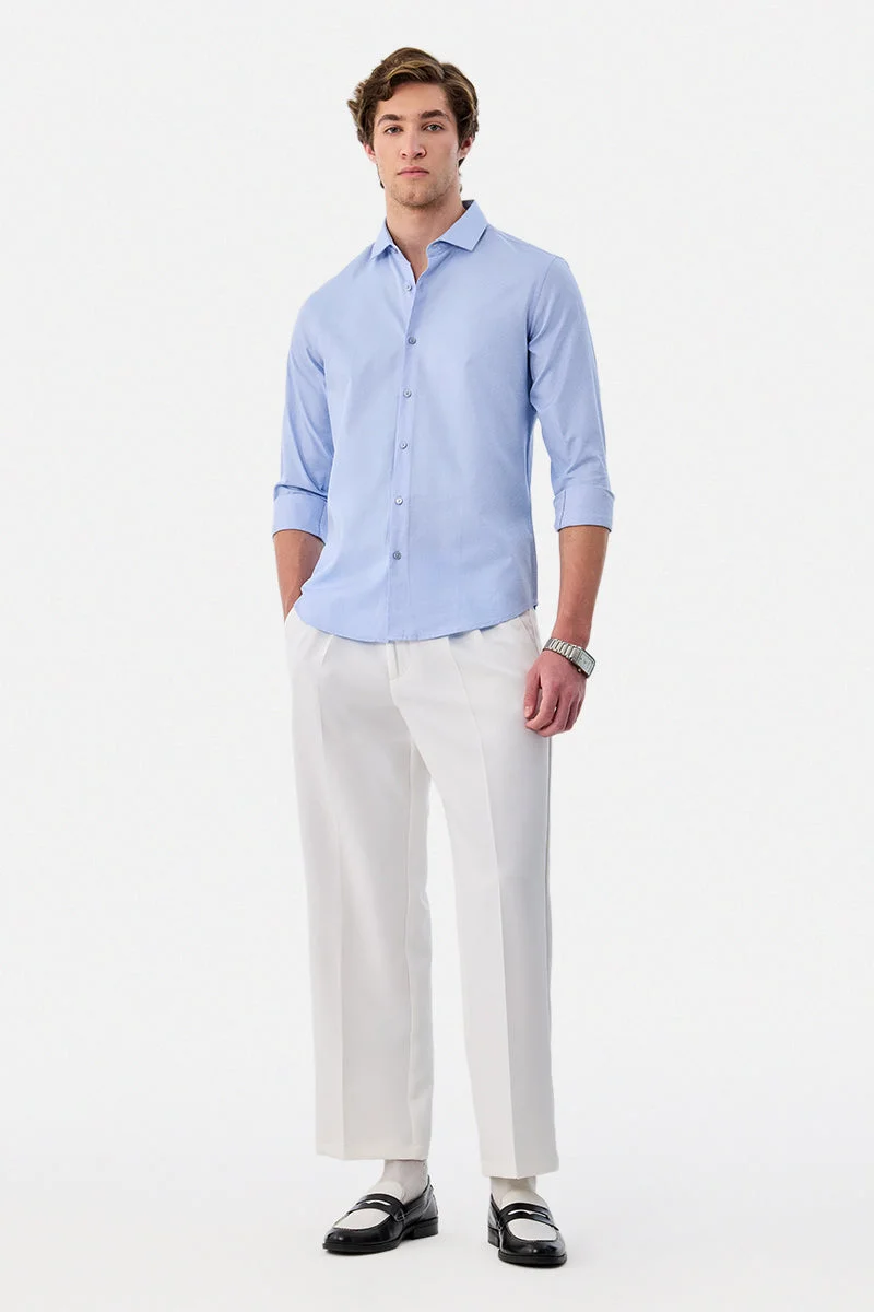 سنيتش 100% Cotton Slim Fit Luxe Shirt